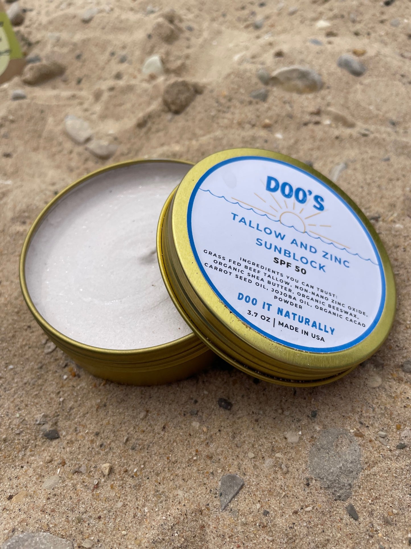 Tallow and Zinc Sunblock